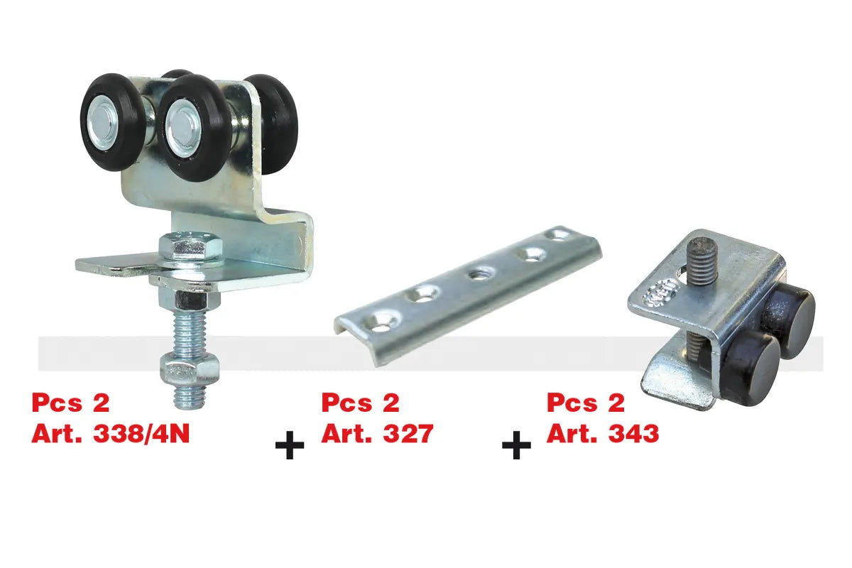 IBFM Art. 338/4N-KIT Kit Carrello per portone scorrevole