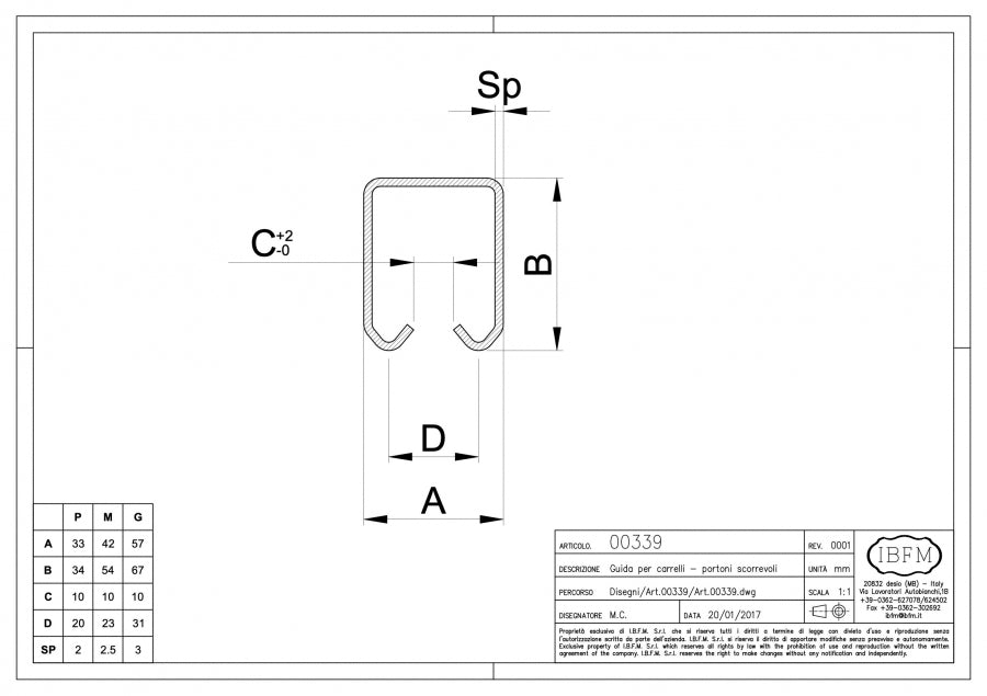 IBFM Art. 339 Guida per Carrelli