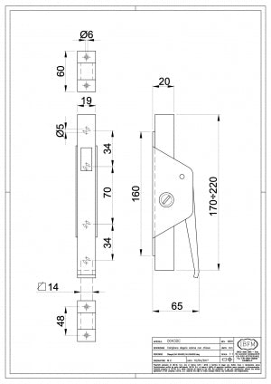 IBFM Art. 430/C Cariglione a doppia Azione con Chiave