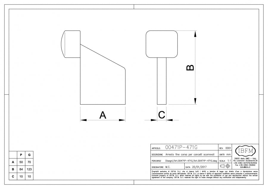 IBFM Art. 471 Arresto Fine Corsa