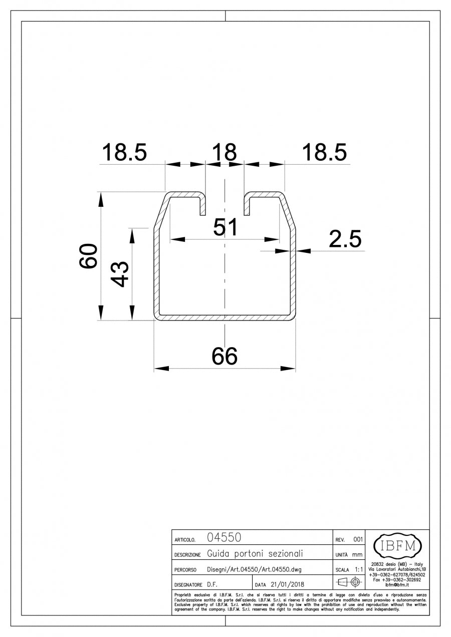 IBFM Art. 4550 Guida Superiore